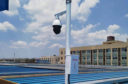 池州屋顶新能源发电4G监控球机摄像头